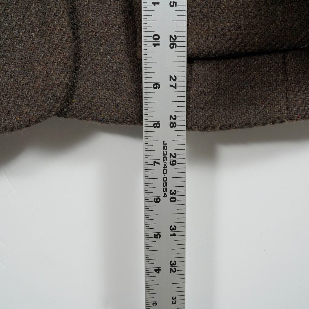 Vintage Women’s Wool Blazer Brown Union Made USA Size 10 Tailored Fit - Picture 10 of 13